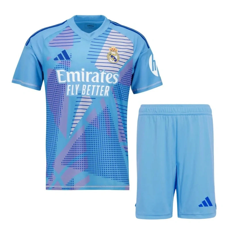 Kit Adulto Real Madrid 24/25 Camisola e Calções de GK- Tamanhos S ao 2XL