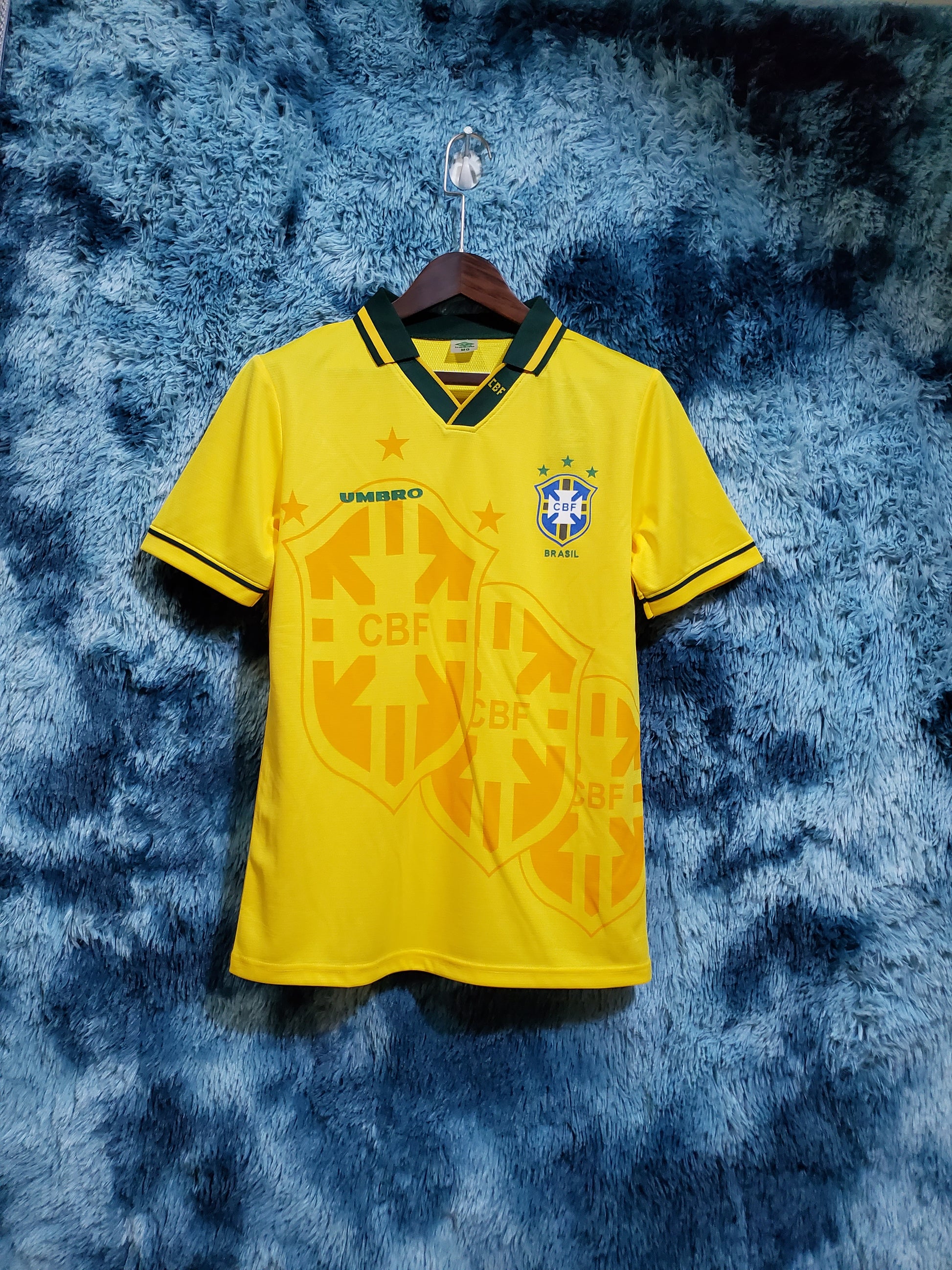 Camisola Retro Brasil 1993/94 - Home - Tamanhos S ao XXL