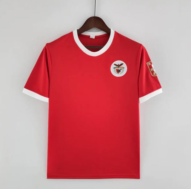 Camisola Retro Benfica 1972/73 – Personalização Grátis, Tamanhos S ao 2XL