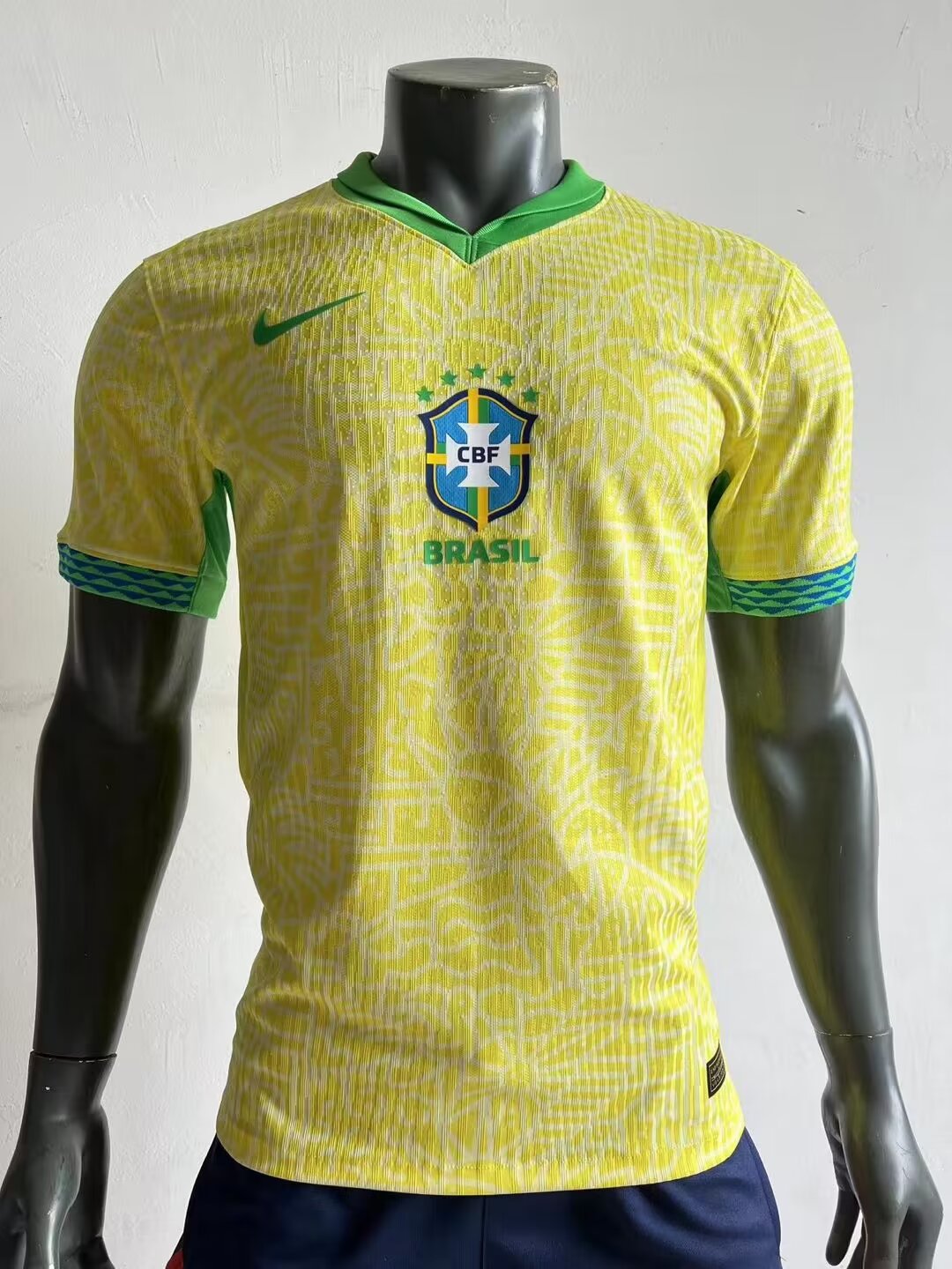 Camiseta BRASIL I 2024 homem VERSAO JOGADOR c/ Oferta de personalização Nome + Número