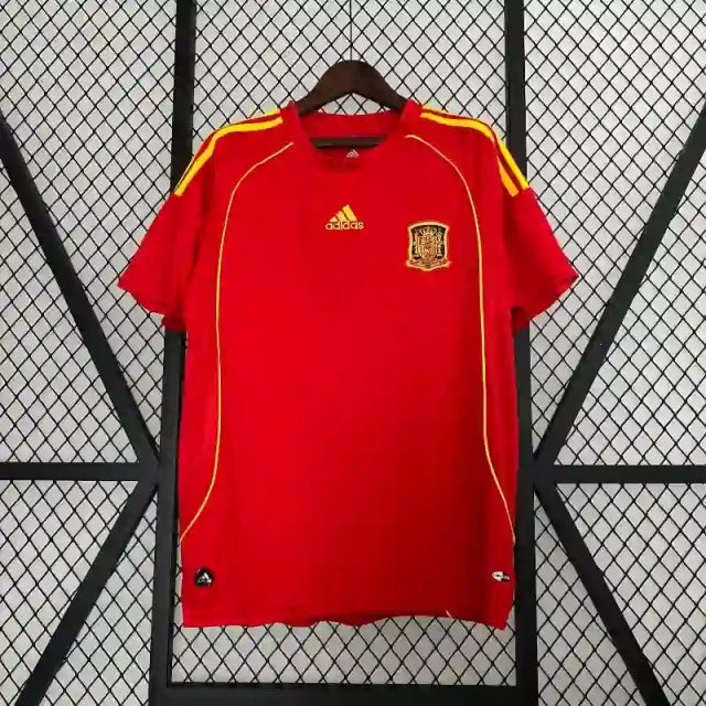 Camisola Retro Espanha 2008 Home: Celebre a Era de Ouro do Futebol Espanhol