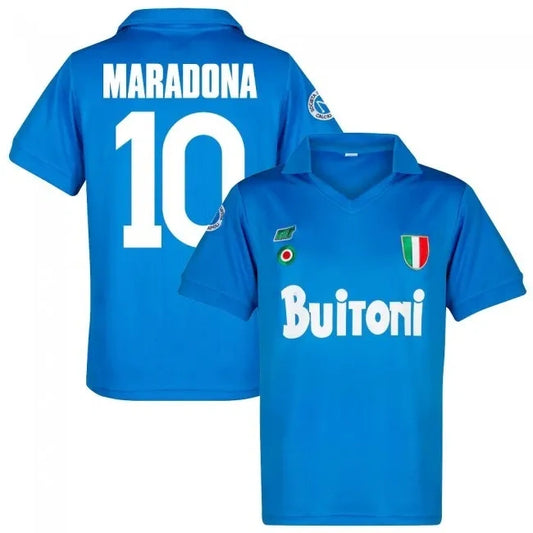 Camisola Retro Napoli 1987/1988 - Homenagem a Maradona