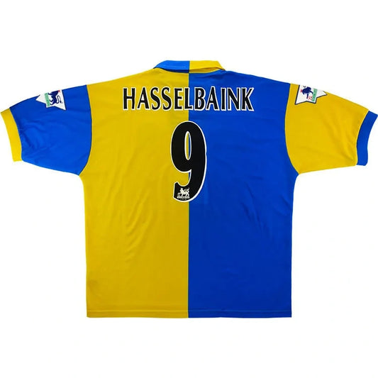 Camisola Retro Leeds 1997-1999 - Hasselbaink 9 Away