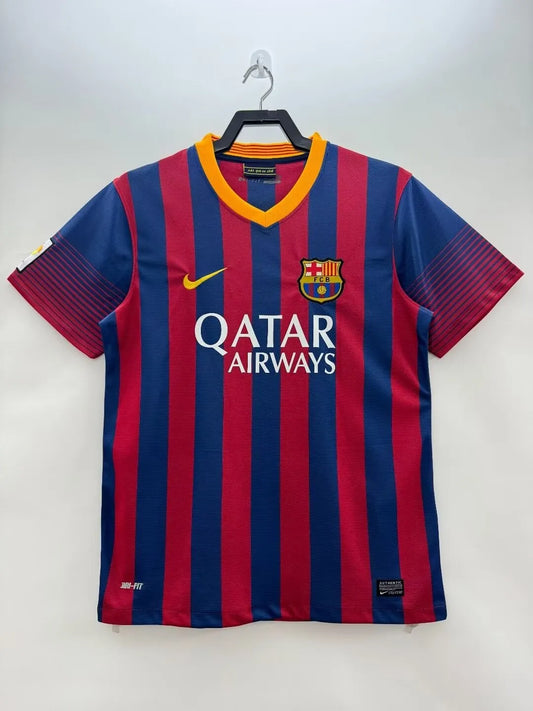 Camisola Barcelona I 2013/14 Retro Homem Personalizada - Revive a História com Estilo!