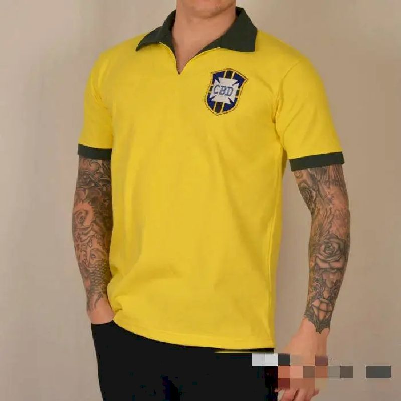 Camisa Brazil 1958 World Cup Home Retro