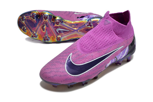 Chuteiras Nike Phantom GX Elite DF FG – Cano Alto Roxo, Tamanhos 39 ao 45