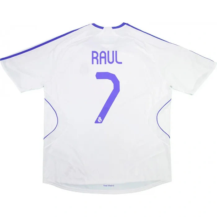 Camisola Retro Real Madrid 2007-2008 Home Raul #7 - Tamanhos S ao 2XL