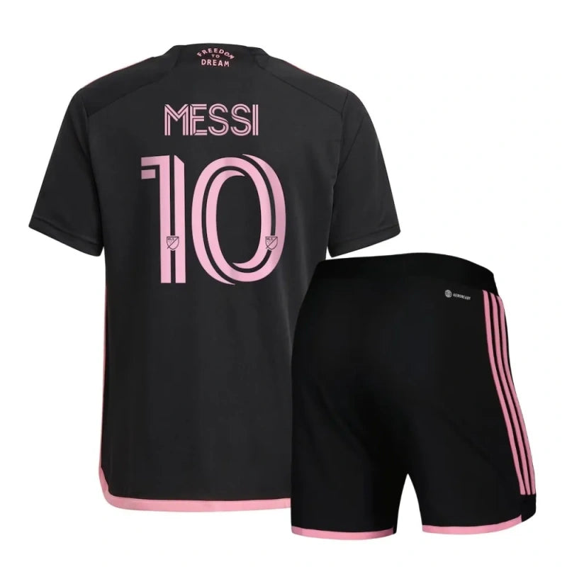 Kit Infantil Inter Miami 2024 Away - Camisola e Calções Messi 10