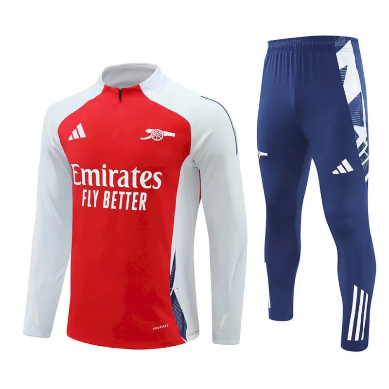 Arsenal 2024/25 Half-Zip Sweater+Pant – Estilo e Conforto para Adeptos