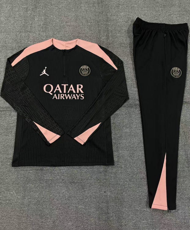 Chándal negro y rosa para niños Jordan Paris 24/25