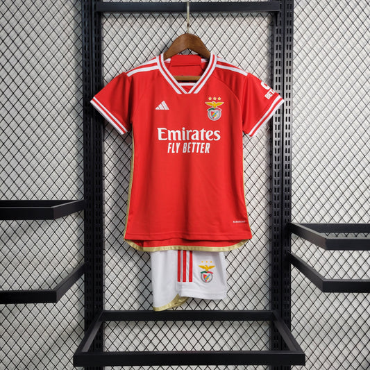 Kit Infantil Benfica 2023/24 Principal – 3 aos 14 Anos