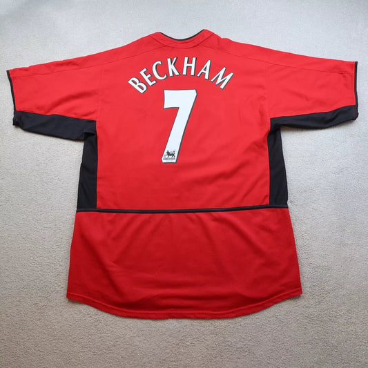 Camisola Manchester United 2002-2003: O Legado de Beckham - S ao 2XL