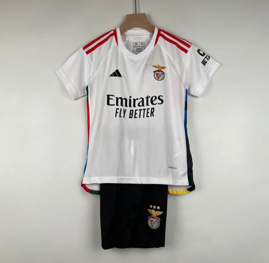  Equipamento BENFICA 23/24 Alternativo Kit Infantil c/ Oferta de personalização Nome + Número