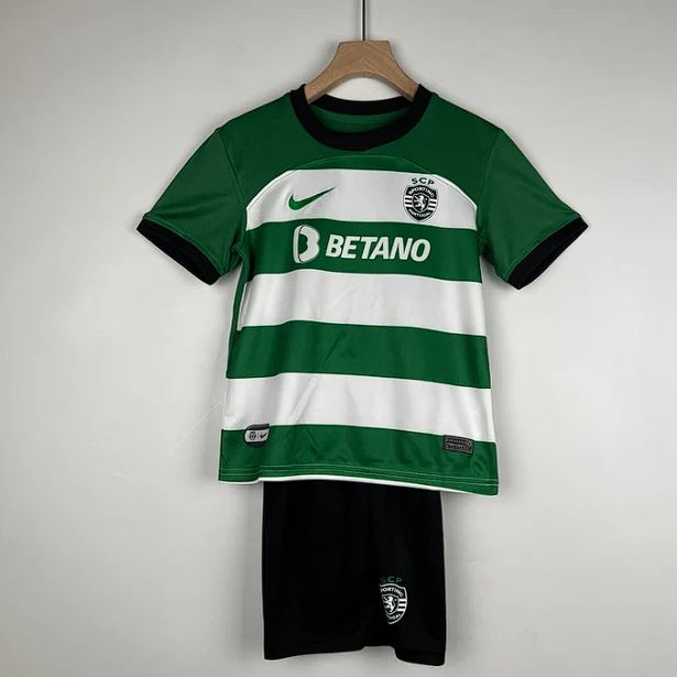 SPORTING I 23/24 Conjunto Infantil c/ OFERTA  Nome + Número